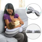 Baby Feeding Pillow Multi-functional Newborn Baby Breastfeeding Artifact Anti-vomiting Crib - Image 5