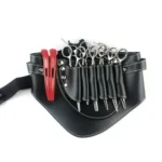 Hairdresser Hair Clipper Comb PU Leather Waist Bag Barber Shop Hair Tools - Image 2