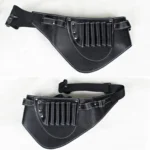Hairdresser Hair Clipper Comb PU Leather Waist Bag Barber Shop Hair Tools - Image 6