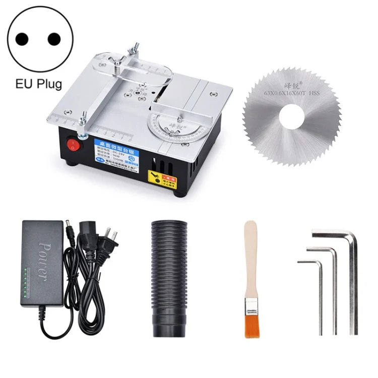 S3 96W Liftable Table Mini Table Saw Aluminum Cutting Machine,Spec: