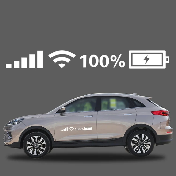 10 PCS Car Windshield Stickers Signal WiFi Power Vinyl Decal Car Stickers