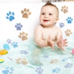 10 PCS PEVA Non-Slip Sticker Bathtub Cartoon Non-Slip Sticker - Image 4