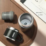 500ml 304 Stainless Steel Thermos Cup Portable Business Tea Cup,Spec: - Image 3