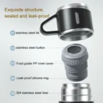 500ml 304 Stainless Steel Thermos Cup Portable Business Tea Cup,Spec: - Image 4