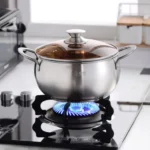 Si Gang 24CM Stainless Steel Drum-shaped Large-capacity Extra Thick Soup Pot - Image 7