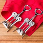 2 PCS Multifunctional Zinc Alloy Red Wine Bottle Opener Kitchen Supplies Gadgets