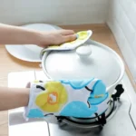 5 Sets 2 in 1 Thickened Microwave Oven High Temperature Resistant Plus Velvet Insulation Gloves Set - Image 4