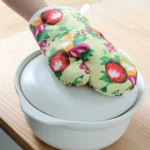 5 Sets 2 in 1 Thickened Microwave Oven High Temperature Resistant Plus Velvet Insulation Gloves Set - Image 8