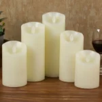 3 PCS LED Electronic Candle Light Birthday Wedding Home Decoration Props Candle Holder 220V, Size: - Image 4