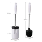 Stainless Steel Wall-mounted Home Soft Brush Toilet Brush - Image 3