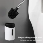 Stainless Steel Wall-mounted Home Soft Brush Toilet Brush - Image 4