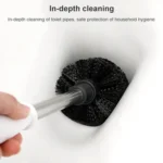 Stainless Steel Wall-mounted Home Soft Brush Toilet Brush - Image 6
