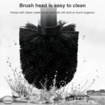 Stainless Steel Wall-mounted Home Soft Brush Toilet Brush - Image 7