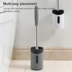 Stainless Steel Wall-mounted Home Soft Brush Toilet Brush - Image 8