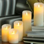 3 PCS LED Electronic Candle Light Birthday Wedding Home Decoration Props Candle Holder, Rechargeable, Size: - Image 5