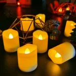 3 PCS LED Electronic Candle Light Birthday Wedding Home Decoration Props Candle Holder, Rechargeable, Size: - Image 8