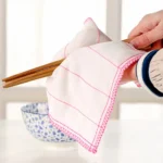 2pcs Bamboo Fiber Dish Cloth Household Rag Eight-layer Thickened Non-stick Oil Cleaning Rag Random Color - Image 3