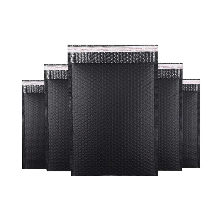 50pcs Black Co-Extrusion Film Bubble Bag Logistics Packaging Shockproof Bag Color Express Bag