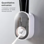 Automatic Toothpaste Squeezing Wall-mounted Toothpaste Rack - Image 5