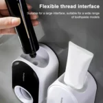 Automatic Toothpaste Squeezing Wall-mounted Toothpaste Rack - Image 9