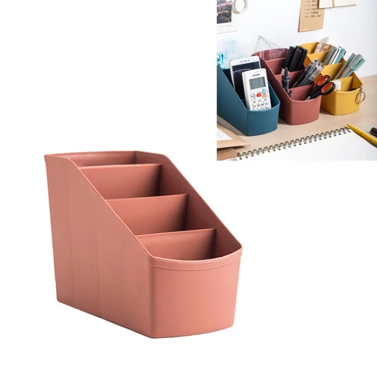 TBD0425001001A.webp Home Office Plastic Storage Box Desktop Student Stationery Rack Cosmetic Box - Image 1