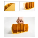 Home Office Plastic Storage Box Desktop Student Stationery Rack Cosmetic Box - Image 4