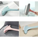 Disassembly-free Scrubbing Screen Brushes 2-in-1 Glass Scraper Household Dust Cleaning Brush Random Color - Image 2