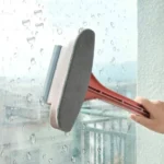 Disassembly-free Scrubbing Screen Brushes 2-in-1 Glass Scraper Household Dust Cleaning Brush Random Color - Image 3