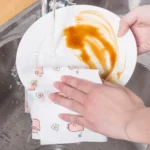 50 Sheets Washable Lazy Rag Kitchen Non-woven Cloth Wet and Dry Dual-use Dish Towel - Image 5