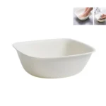 Small Home Dormitory Cute Square Laundry Washing Vegetable Wash Basin，28.28x28.28x10cm