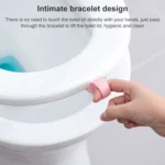 10 PCS Creative Anti-dirty Ring Toilet Lid Lift Toilet Accessories - Image 4
