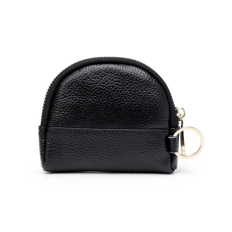 Leather Multifunctional Coin Purse Household Large-Capacity Key Card Case