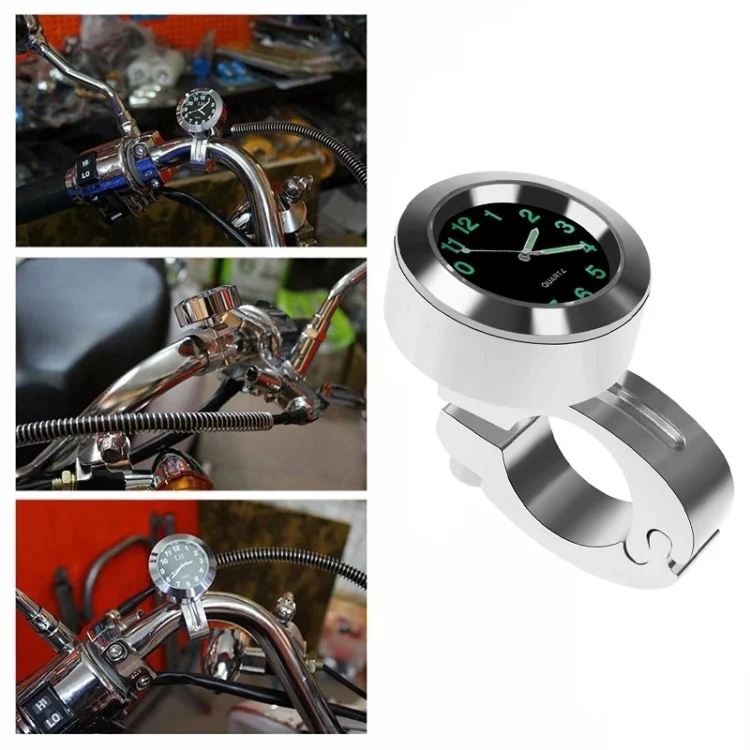 TBD0425446101_B5.webp Motorcycle Bike Modified Handlebar Clock Watch - Image 6