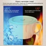 Wheat Fiber Instant Noodle Bowl Creative and Convenient Sealed Lunch Box with Mobile Phone Holder - Image 5