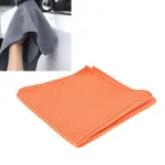 Pineapple Lattice Microfiber Lint-free Absorbent Honeycomb Car Washing Towel - Image 2