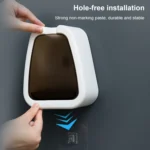 Wall-mounted Toilet Brush Simple No-punching Bathroom Cleaning Brush - Image 5