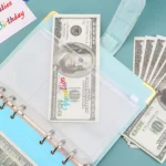 A6 Loose-leaf Notebook Budget Book Marbled Handbook,Style: - Image 6