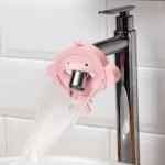 Silicone Monkey Shape Children Cartoon Faucet Water Sink Baby Hand Washing Auxiliary Extender
