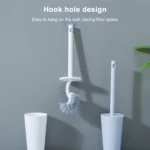 Toilet Cleaning Brush Set Long Handle Soft Toilet Brush - Image 6