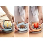 3 in 1 Multifunctional Egg Cutter Half-cut Egg Tool - Image 5