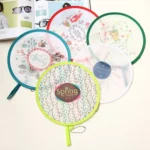 Summer Folding Fan Children Portable Mini Cartoon Round Hand Fan - Image 9