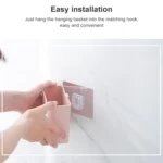 Bathroom Rack Wall-mounted Suction Cup Free Punch Storage Box Washstand Toothbrush Toothpaste Rack - Image 4