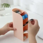 Multifunctional Home Furnishing Vertical Desktop Plastic Makeup Storage Box Student Stationery Pen Holder - Image 11