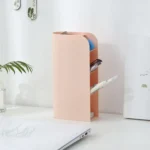 Multifunctional Home Furnishing Vertical Desktop Plastic Makeup Storage Box Student Stationery Pen Holder - Image 4