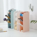 Multifunctional Home Furnishing Vertical Desktop Plastic Makeup Storage Box Student Stationery Pen Holder - Image 10