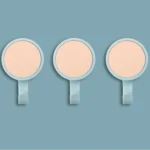3pcs/pack Rotatable Wall-mounted Kitchen Hook Suction Cup without Trace Pasting Door Load-bearing Punch-Free Sticky Hook