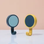 3pcs/pack Rotatable Wall-mounted Kitchen Hook Suction Cup without Trace Pasting Door Load-bearing Punch-Free Sticky Hook - Image 3