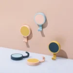 3pcs/pack Rotatable Wall-mounted Kitchen Hook Suction Cup without Trace Pasting Door Load-bearing Punch-Free Sticky Hook - Image 4