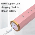 V6 Adult Magnetic Levitation Sonic Household Smart Electric Toothbrush Couple Soft Toothbrush, Style: - Image 5