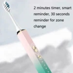 V6 Adult Magnetic Levitation Sonic Household Smart Electric Toothbrush Couple Soft Toothbrush, Style: - Image 7
